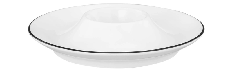 Seltmann - LIDO BLACK LINE Zestaw 6 podstawek na jajko 12.5 cm
