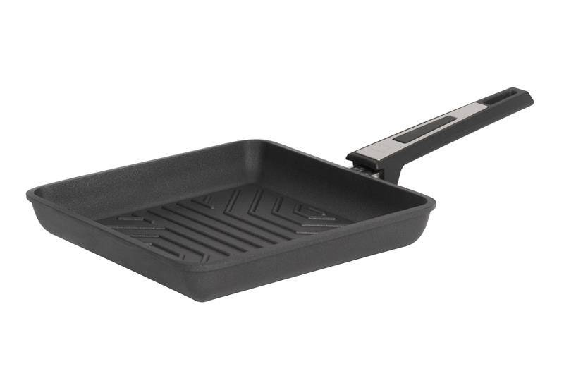 SKK - Titanium Induction - płytka kwadratowa patelnia grillowa 