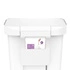 simplehuman - Kosz na śmieci pedałowy Liner Pocket, 45 l; biały