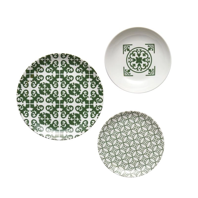 Guzzini - Zestaw 18 porcelanowych talerzy TIFFANY