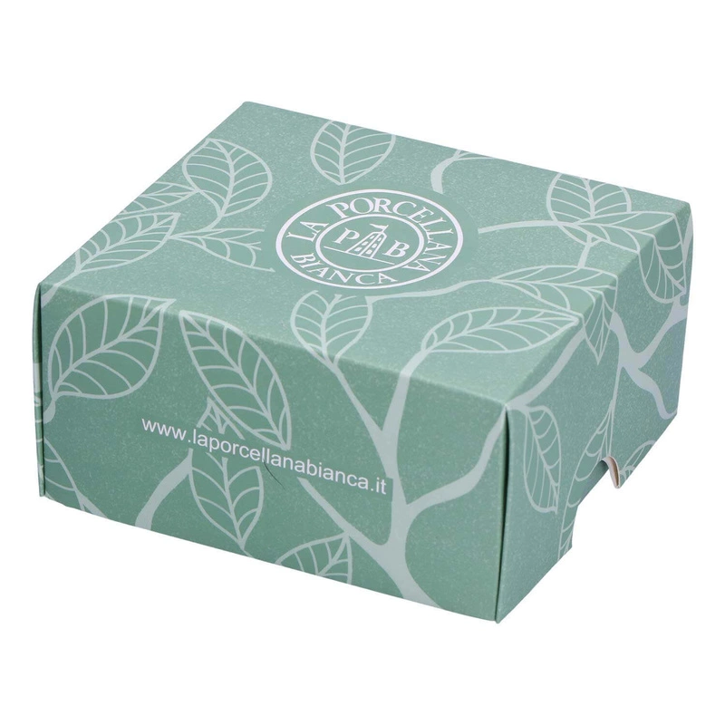 La Porcellana Bianca - filiżanka z łyżeczką 75 ml, Wzór G Unico