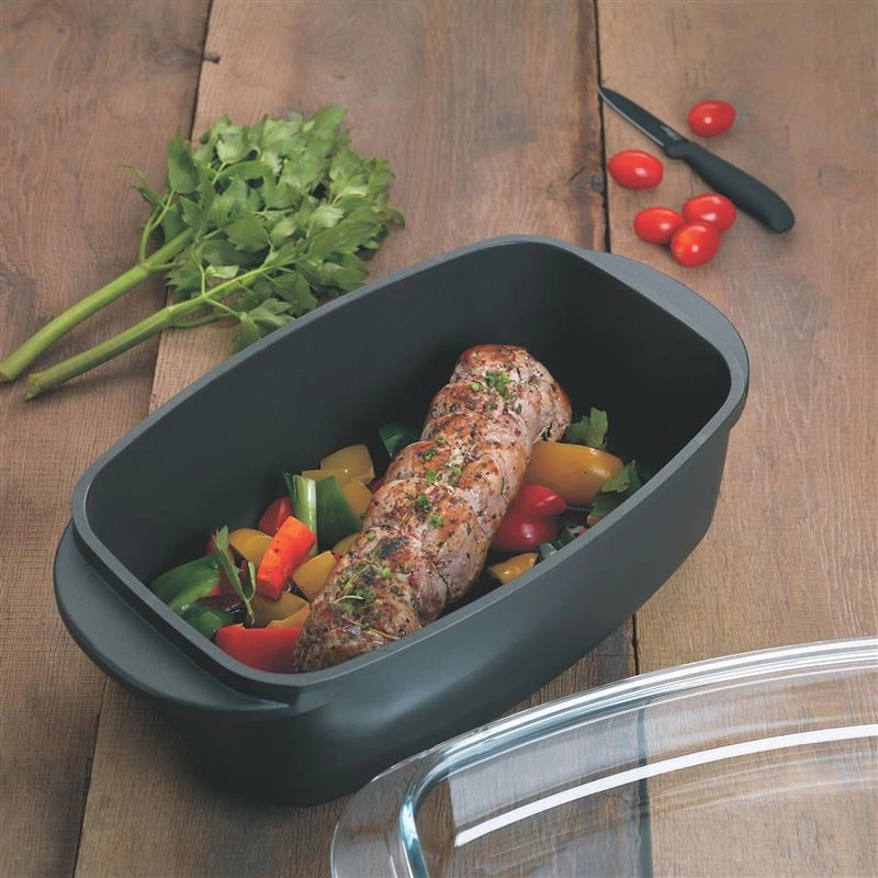 Kela - Brytfanka prostokątna z pokrywą 4,5 l Kerros