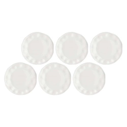 La Porcellana Bianca - LUNIA Zestaw 6 talerzy do sałatek 21.5 cm