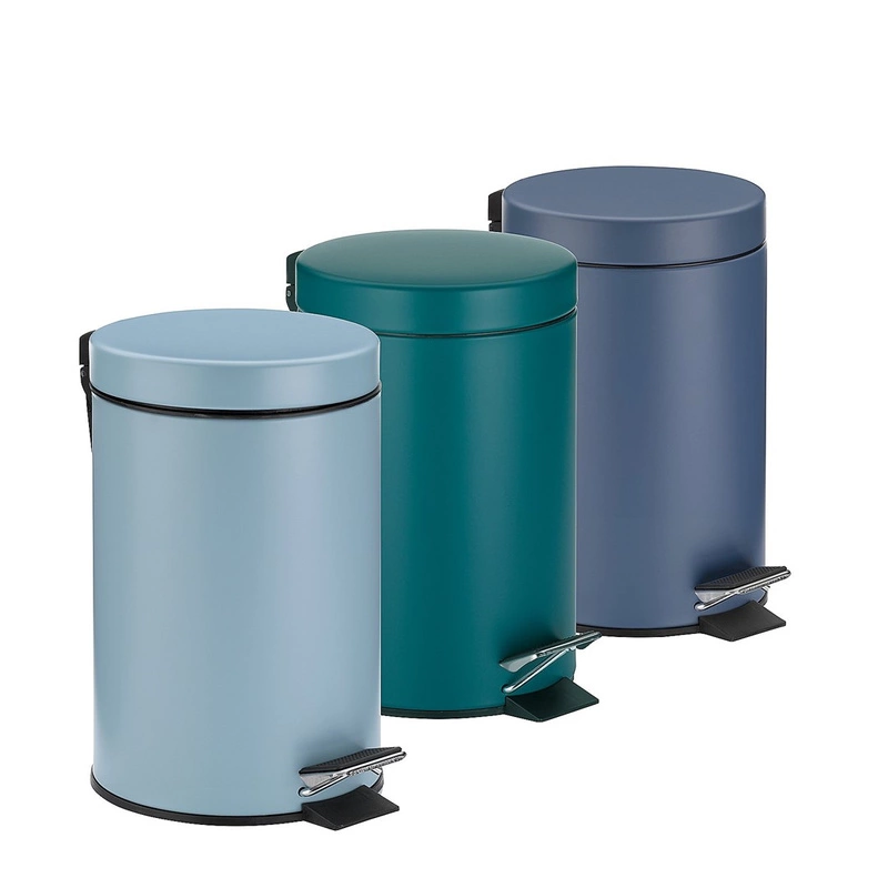 Kela - Kosz na śmieci 3 l ciemny morski Monaco