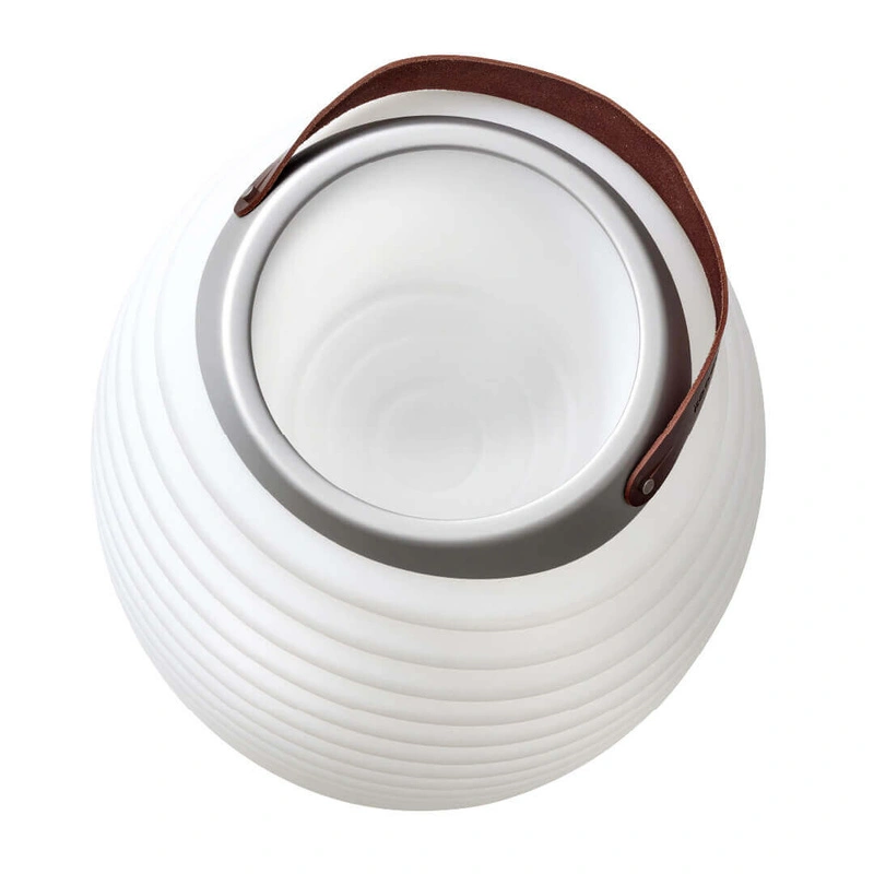 Kooduu - SYNERGY 65 Lampa LED z głośnikiem i coolerem na napoje - 70 x 41 cm, Biały