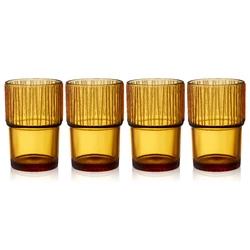 Bitz - Szklanki Kusintha 4 szt. 380 ml Amber