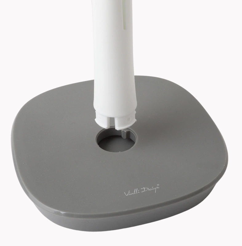 Vialli Design - Stojak na ręcznik papierowy szaro-biały Livio