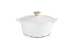 Le Creuset - brytfanna w kształcie serca 20 cm White