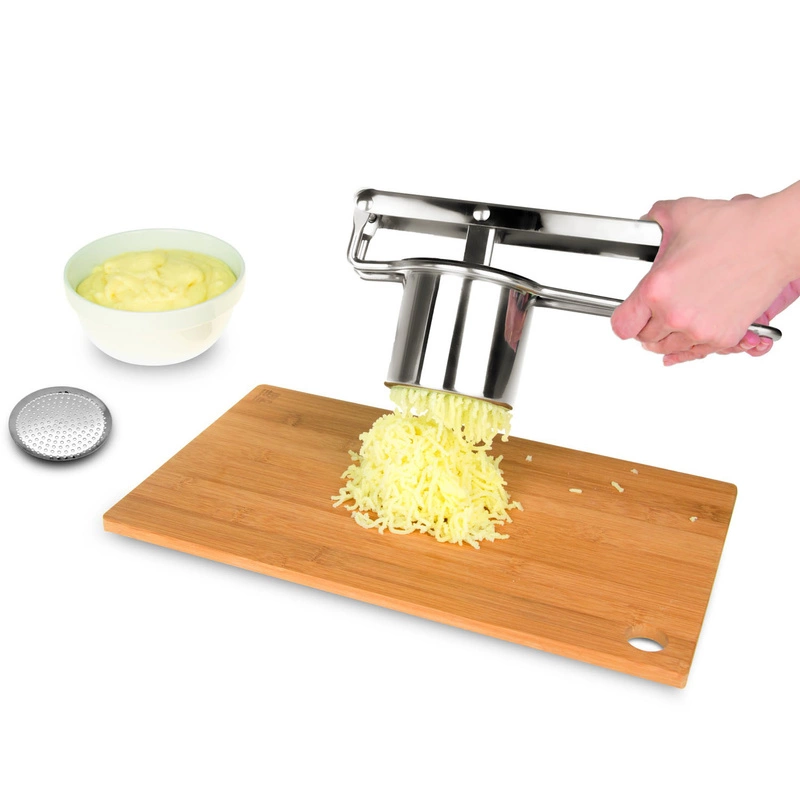 IDEALE - Praska do ziemniaków z 4 dyskami, stal