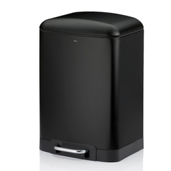 Kela - Kosz na śmieci 12 l czarny Davino
