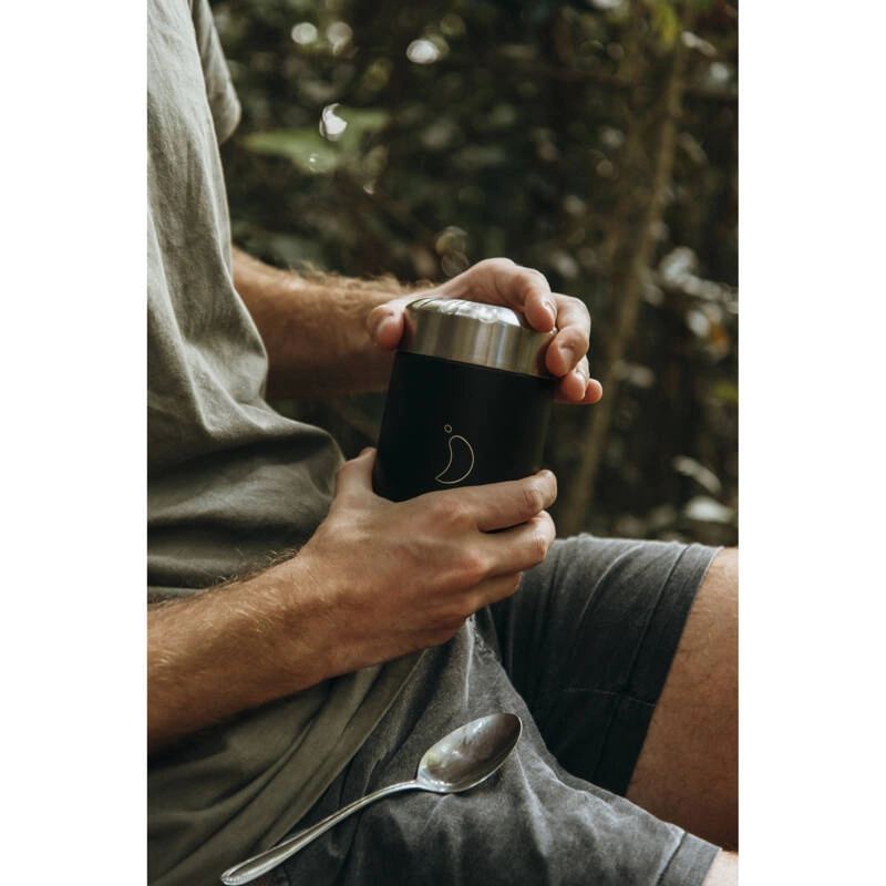 Chilly's Bottles - Termos obiadowy Chilly's| 500ml Black Monochrome