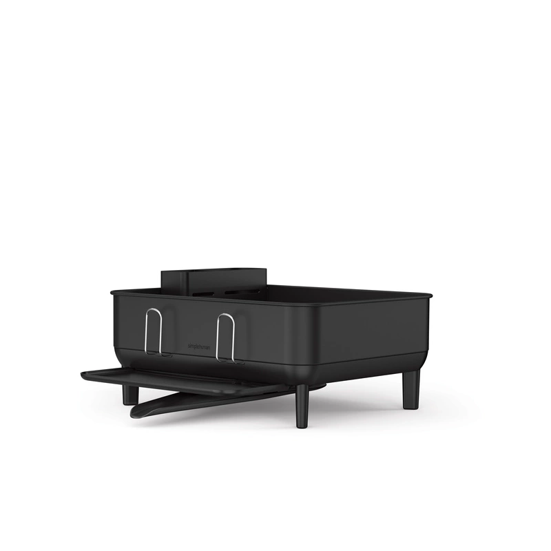 simplehuman - Kompaktowy ociekacz na naczynia- czarny mat