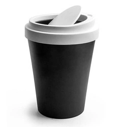 Qualy - Kosz na śmieci mini Coffee czarny