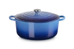 Le Creuset brytfanna żeliwna emaliowana Signature okrągła 34 cm 12 l azure