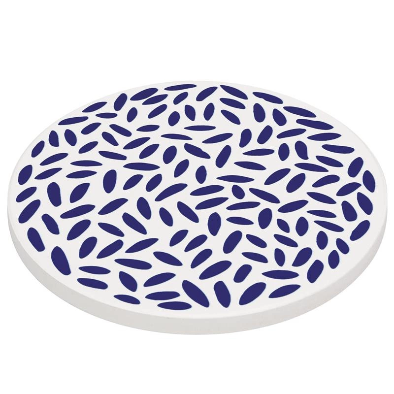 Zassenhaus - podkładka pod szklankę, ceramika/korek, śred. 11 cm, krople Nordic