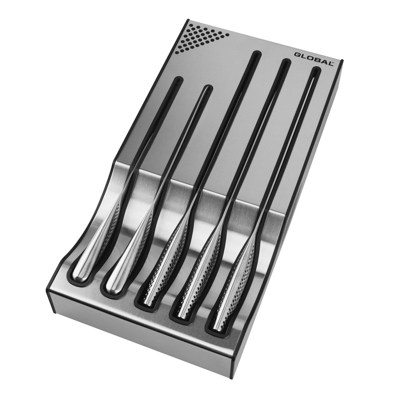 Global - Zestaw 5 noży z bazą Dock Set B