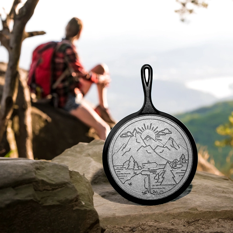 Lodge - Patelnia żeliwna do naleśników 26 cm MOUNTAIN Wanderlust