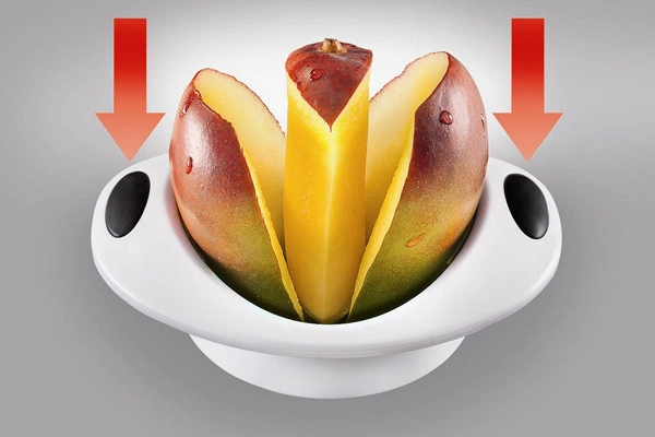 Moha - Krajacz do mango białybiały, wyk.czarne