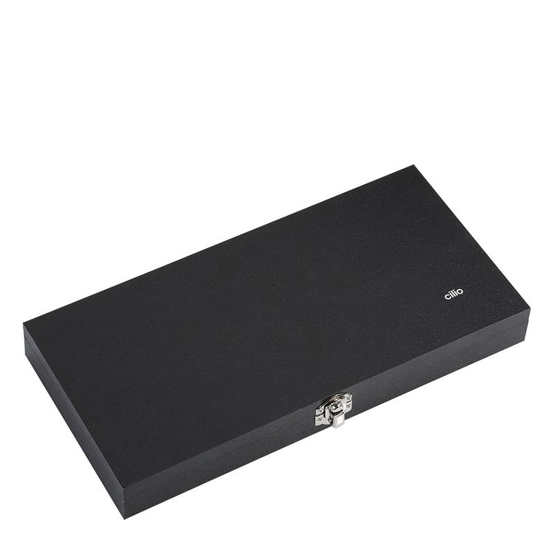 Cilio - zestaw 3 noży do sera, stal nierdzewna/drewno pakka, pudełko prezentowe Sardo Formaggio