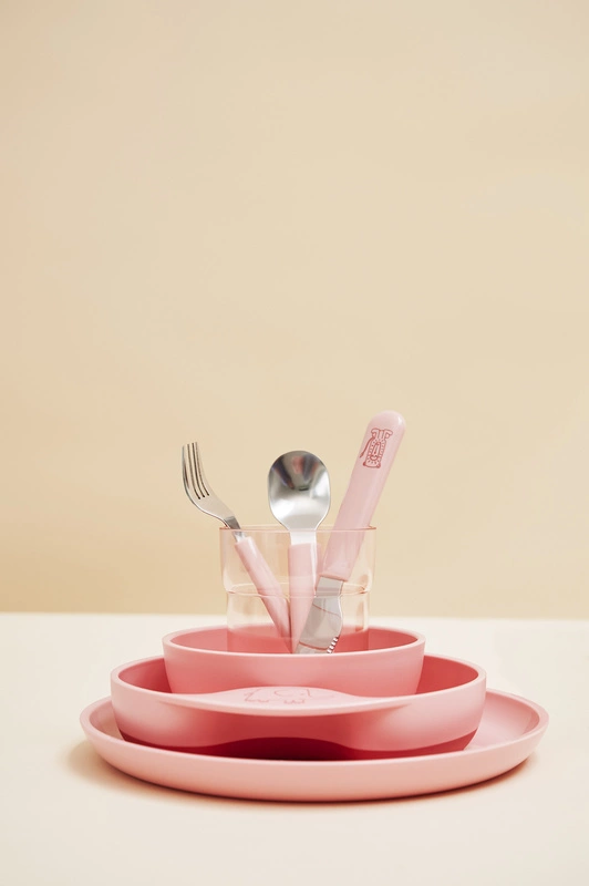 Mepal - Zestaw obiadowy dziecięcy 6-szt. Mio Deep Pink