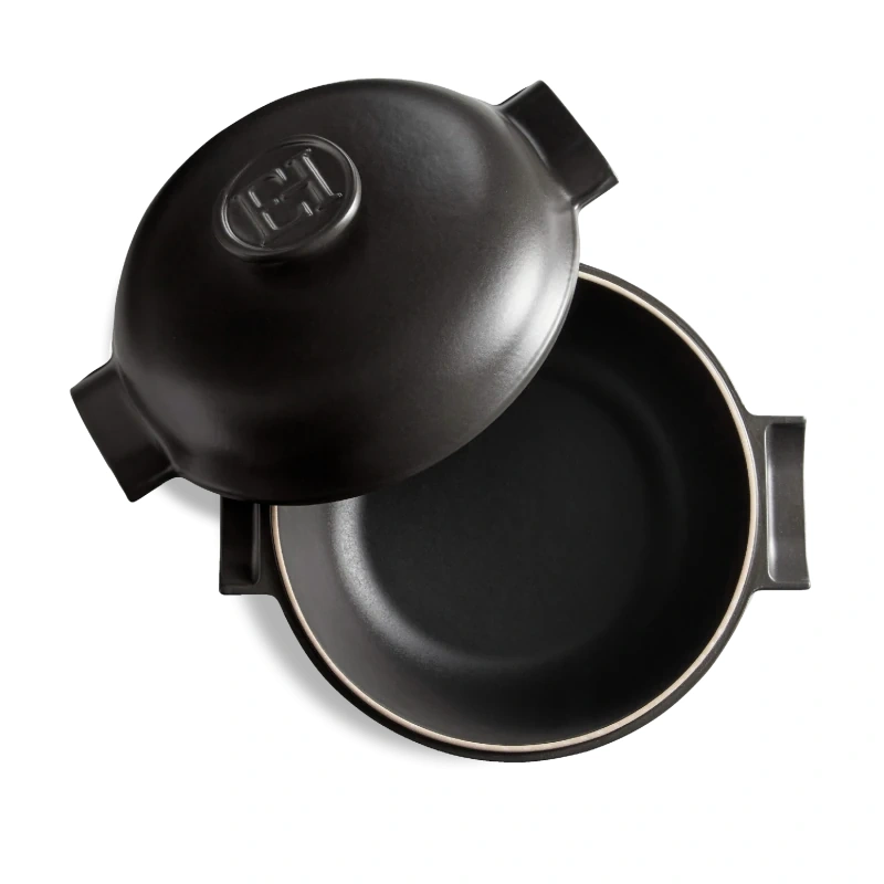 Emile Henry - Garnek ceramiczny "Delight" na indukcję 2,5L - czarny