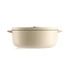 KitchenAid - garnek żeliwny owalny 5,6L Almond Cream