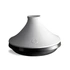 Emile Henry - Tagine Delight indukcja 26cm 2l - biało- czarny