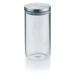 Kela - Pojemnik szklany 1,1 l stal Baker