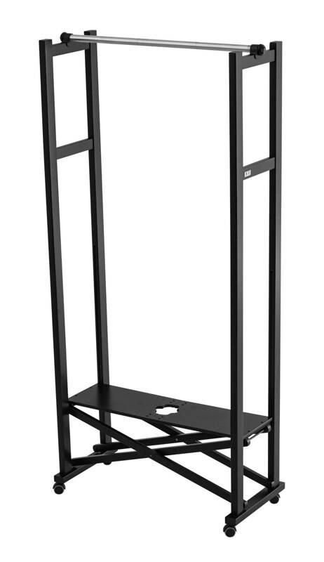 ARREDAMENTI - ELIOS Stojak na ubrania - 37 x 78 cm, Czarny