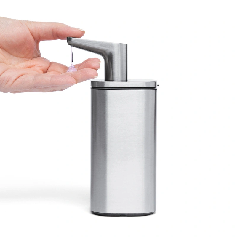 simplehuman - Dozownik do mydła z pompką 473ml stal matowa