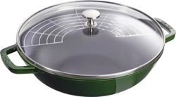 Staub - żeliwny wok zielony 30 cm