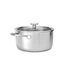 KitchenAid - Garnek z pokrywką 3-warstwowy, stalowy - 3,1L