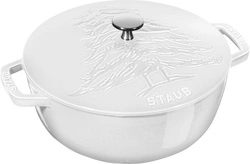 Staub -  LA COCOTTE Garnek żeliwny jodła 3.6 ltr, biały