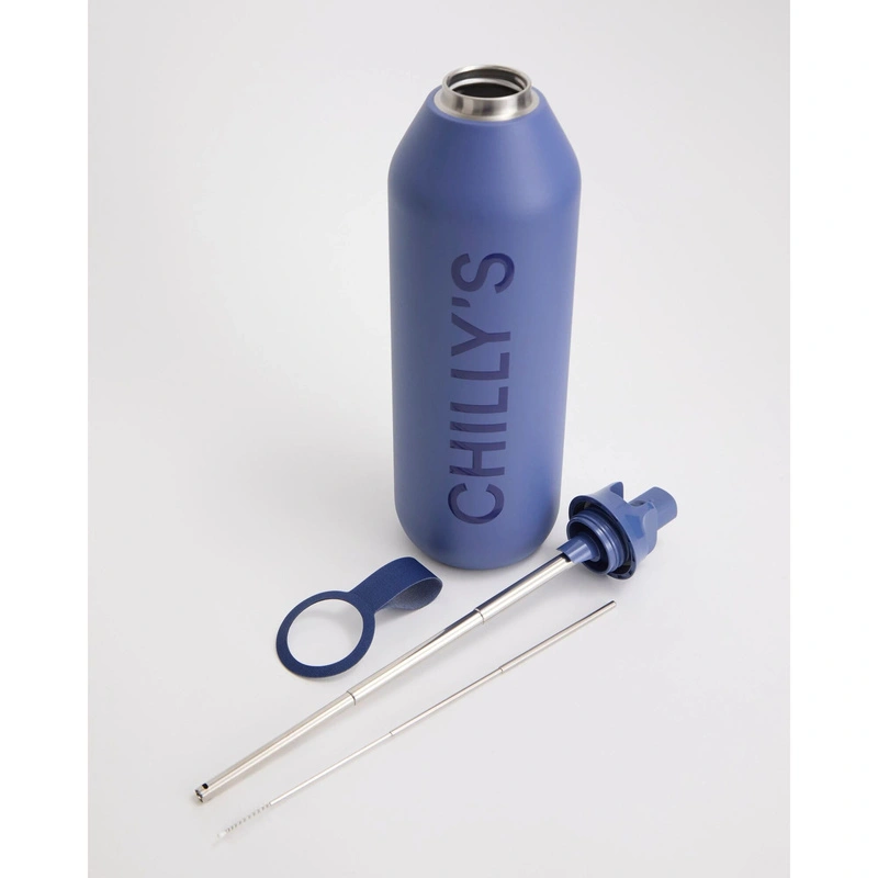 Chilly's Bottles - Butelka sportowa Chilly's | 1000ml | Niebieski