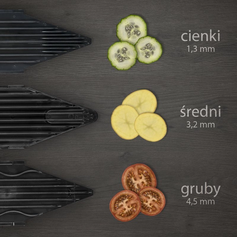 Borner - szatkownica Hebel V6 z Mulitboxem stalowa czarna