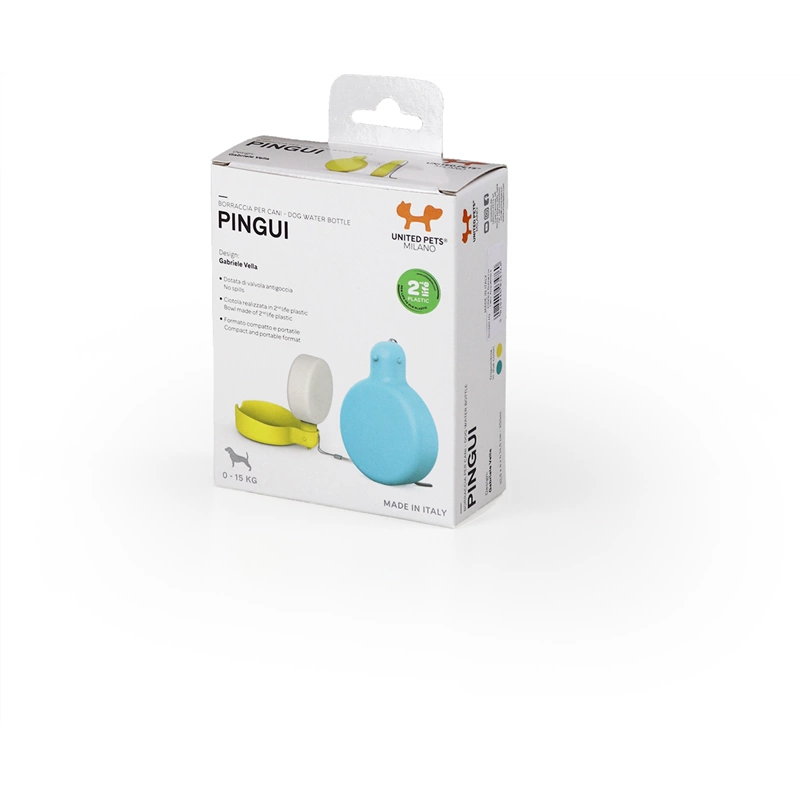 United Pets - Butelka na wodę dla psa PINGUI, różowa