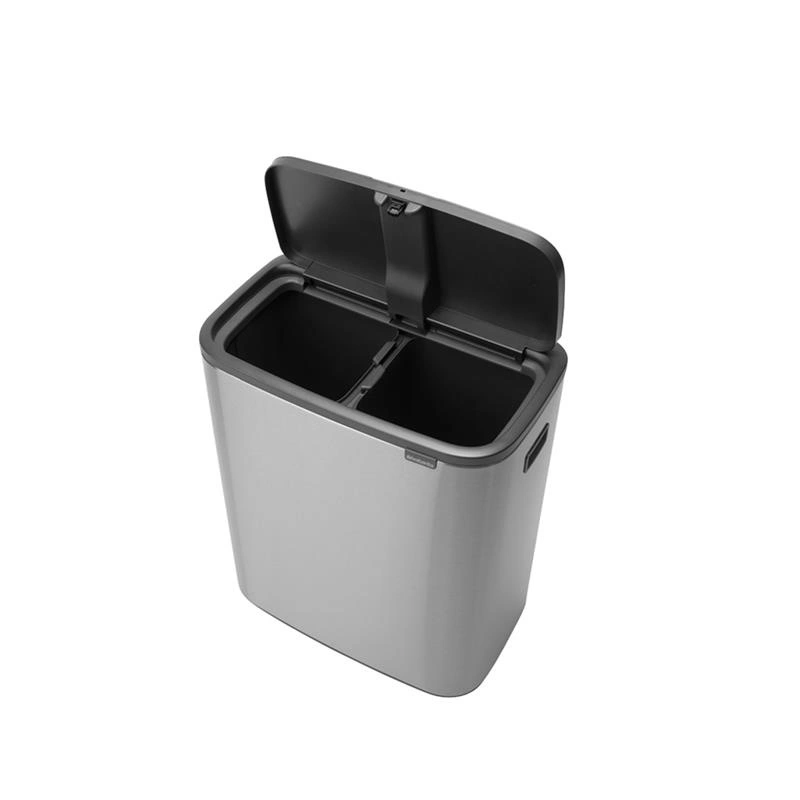 Brabantia - kosz na śmieci Bo Touch Bin 60L (2 x 30) stal matowa FPP