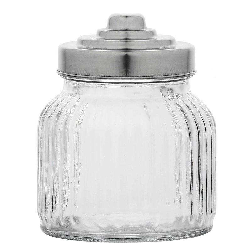 La Porcellana Bianca - pojemnik szklany żebrowany 600 ml Tuscania