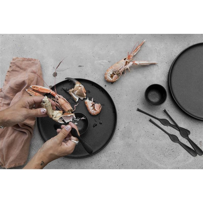 Byon - zestaw do skorupiaków, 6 el., stal nierdzewna/cynk Mollusco