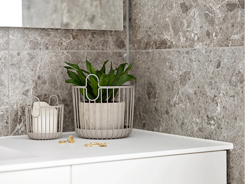 Zone Denmark - Kosz do przechowywania Inu 10,5 x 13,5 cm Taupe