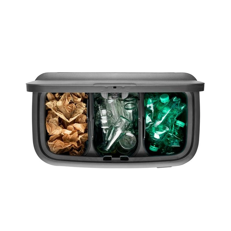 Brabantia - Kosz na śmieci Touch Bin Bo 3 x 11L Szampański