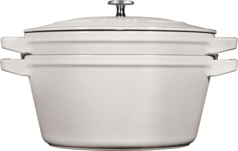 Staub - zestaw 2 naczyń + pokrywka 24 cm truflowy