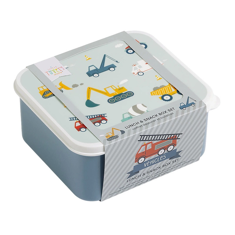 A Little Lovely Company - Lunchboxy dla dzieci VEHICLES