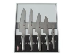 Global - Zestaw 5 noży + listwa magnetyczna NI