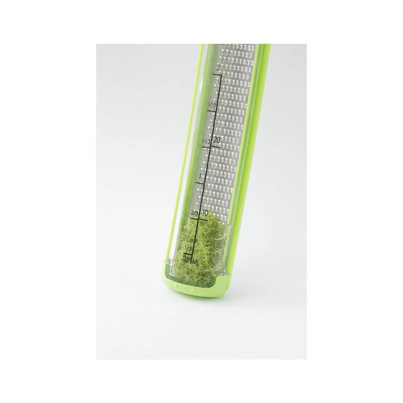 KitchenIQ - Strugotarka zielona z pojemnikiem