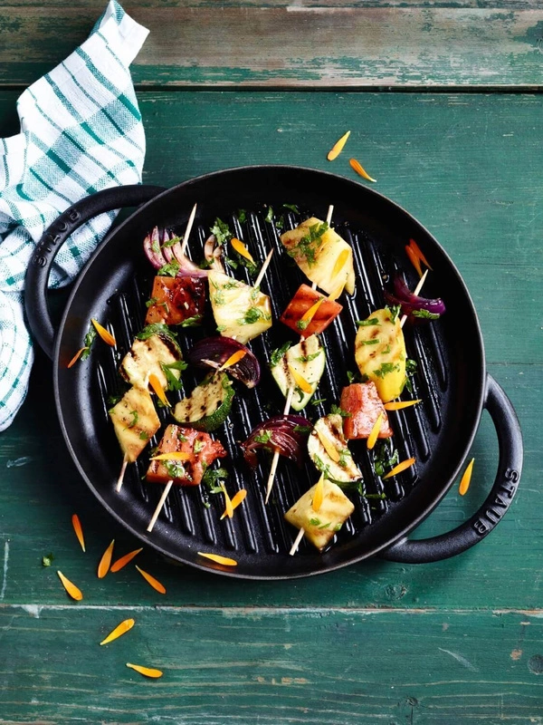 Staub - patelnia grillowa żeliwna czarna 26 cm