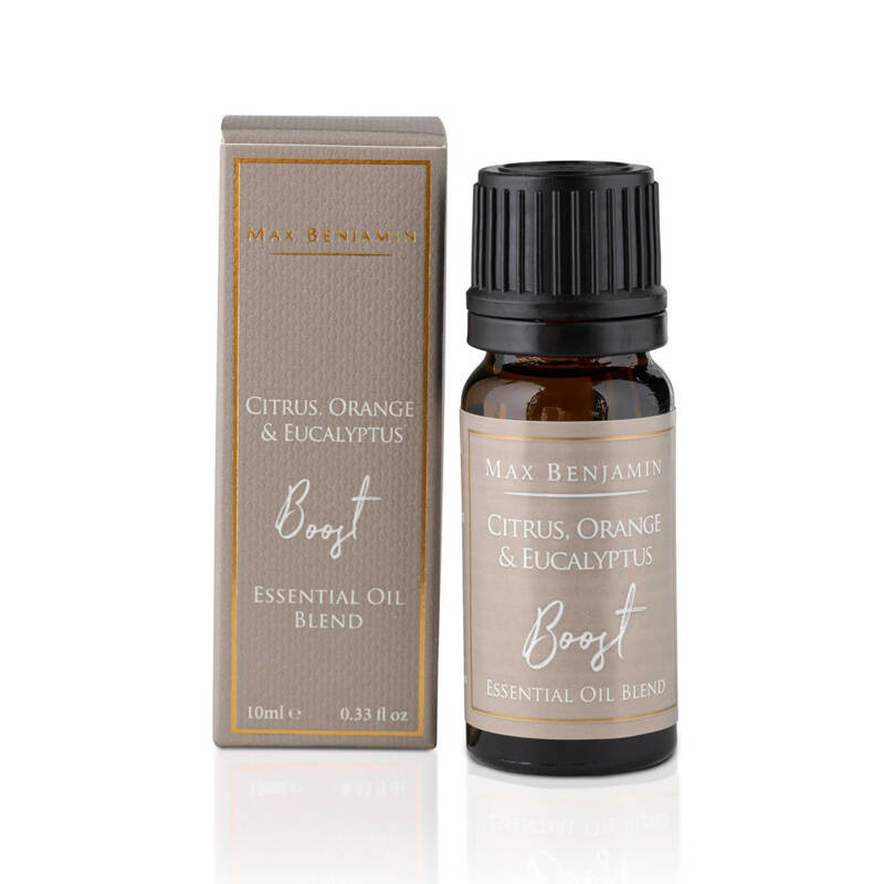 Max Benjamin - Olejek eteryczny "Boost" Citrus, Orange & Eucalyptus 10 ml