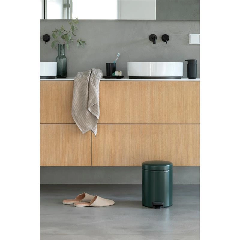 Brabantia - Kosz pedałowy 5L NewIcon zielony Pine Green