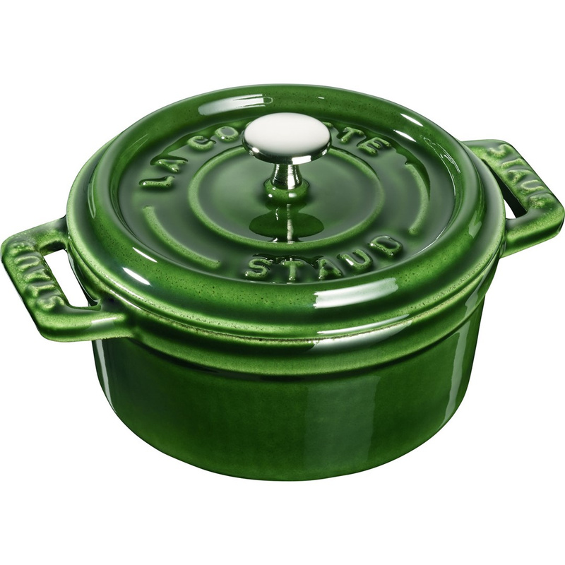 Staub - garnek brytfanna żeliwna zielona 0,25 l 10 cm