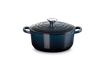 Le Creuset brytfanna żeliwna emaliowana Signature okrągła 20 cm  2,4l nuit